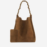 BORSA AMALIA IN PELLE SCAMOSCIATA 834750 1U80W2916 SAINT LAURENT 