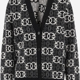 MAGLIA LOVE BIRDS IN MISTO VISCOSA 106042 A2YDZZ2 PINKO 