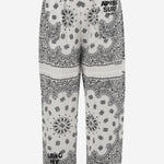 PANTALONI IN COTONE CON MOTIVO BANDANA TACATA WHITE APRES SURF 