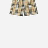 SHORTS DA BAGNO CON MOTIVO CHECK 8117147 SANDIPCHECK BURBERRY KIDS 
