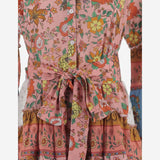 ABITO IN COTONE CON MOTIVO FLOREALE LAURA 04PINK PEPS CANNES 