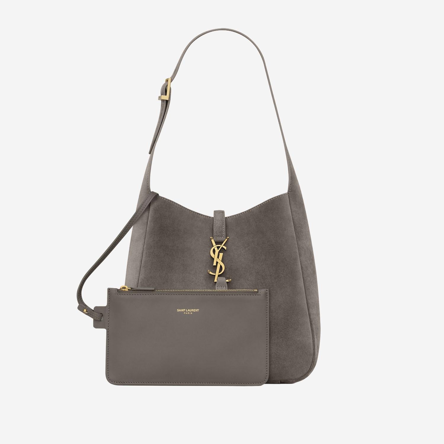 BORSA LE 5 À 7 PICCOLA E MORBIDA IN SUEDE 850533 1U80W1997 SAINT LAURENT 