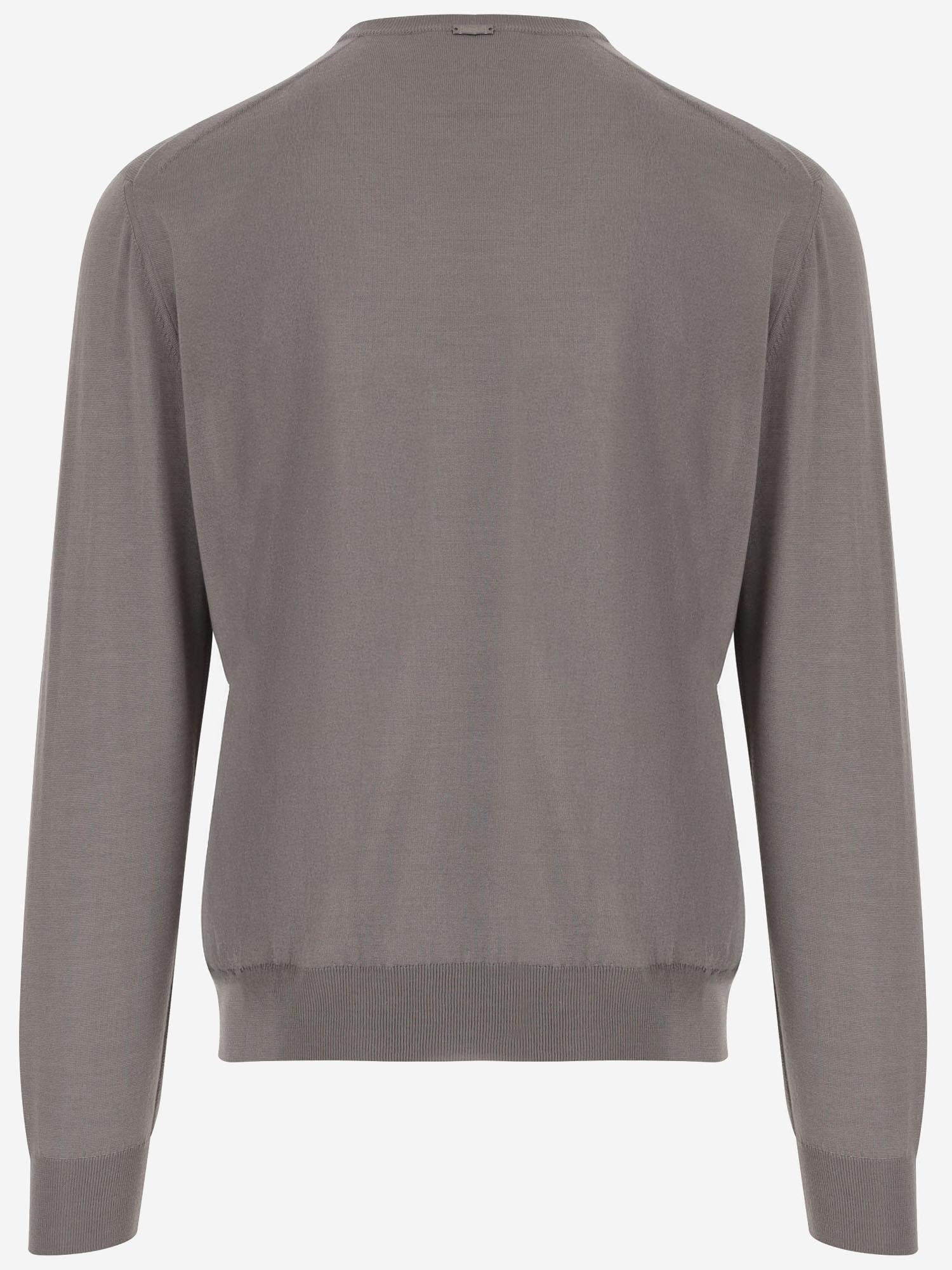 MAGLIA IN LANA E SETA MG000201U 700252600 HERNO 