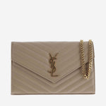 PORTAFOGLIO CASSANDRE IN PELLE 377828 BOW012721 SAINT LAURENT 