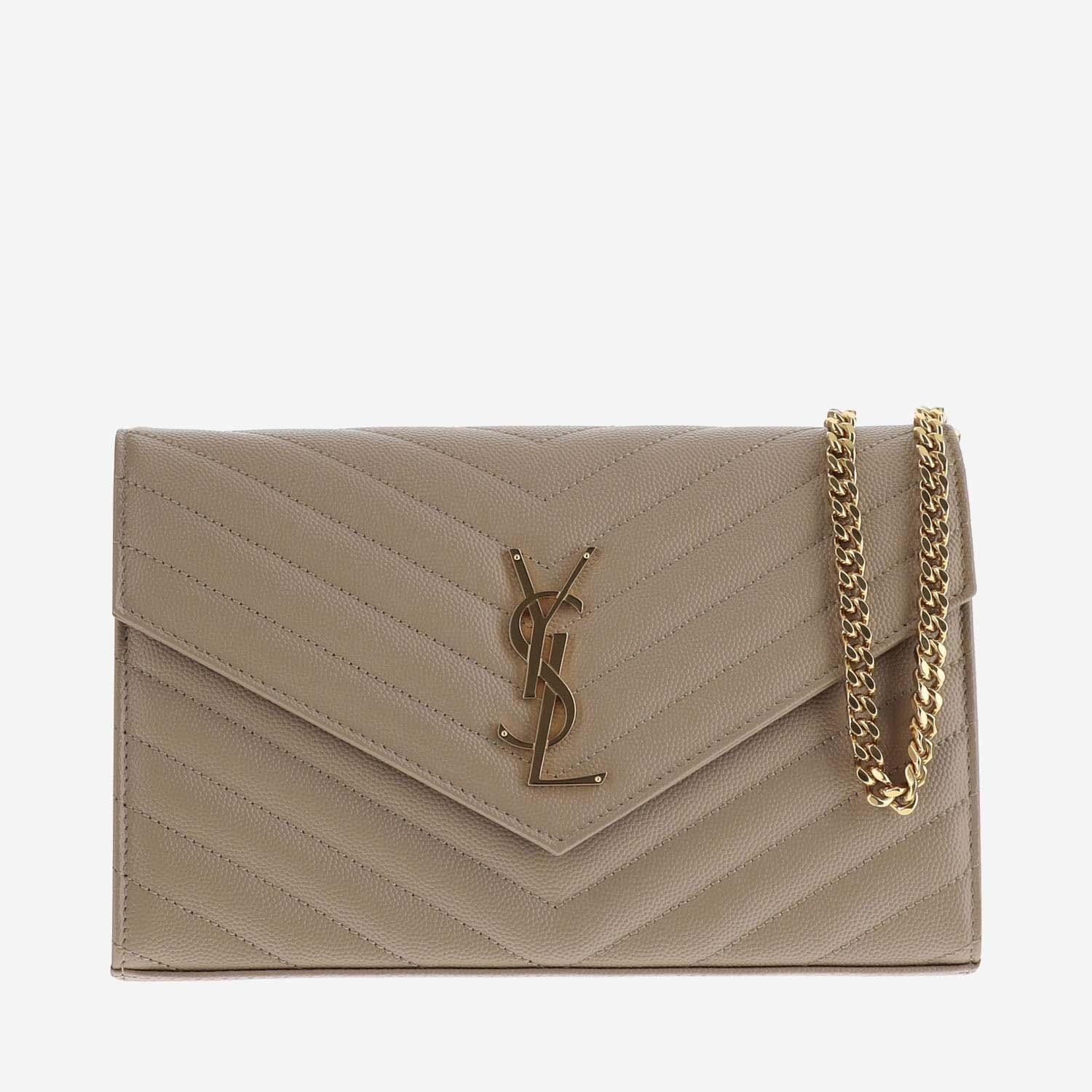 PORTAFOGLIO CASSANDRE IN PELLE 377828 BOW012721 SAINT LAURENT 