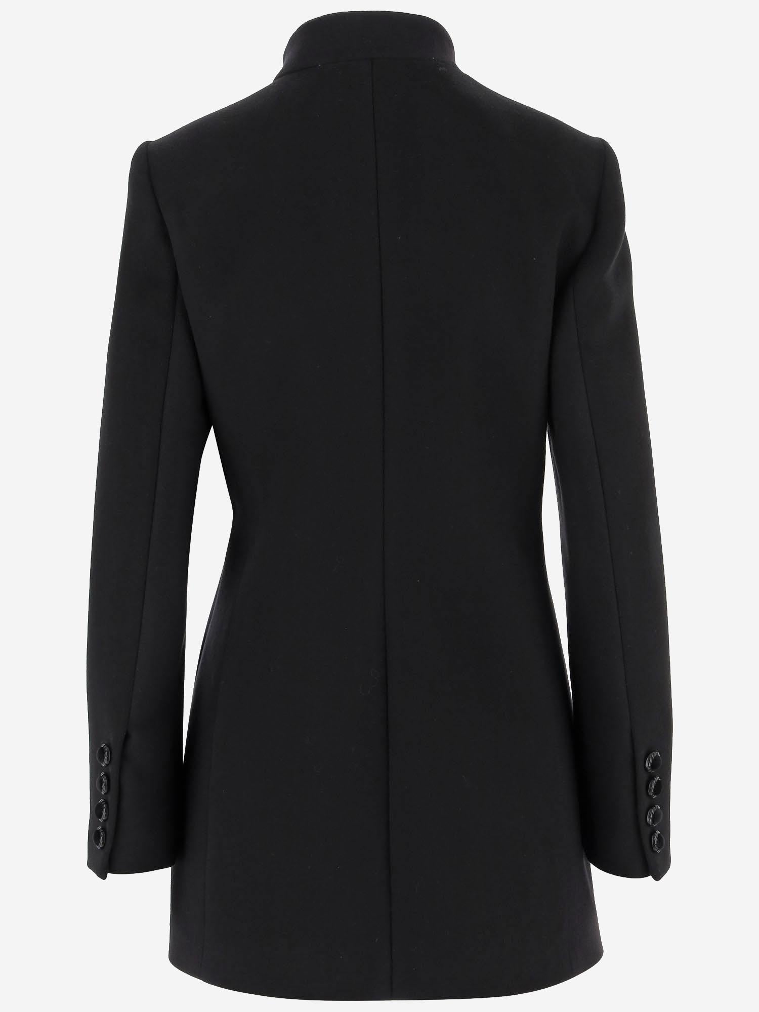CAPPOTTO CON FIOCCO IN LANA E CASHMERE 7B0CJ805 6JA0NO VALENTINO 