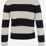 MAGLIONE IN LANA E CASHMERE CON MOTIVO A RIGHE ALFEO 019 MAX MARA 