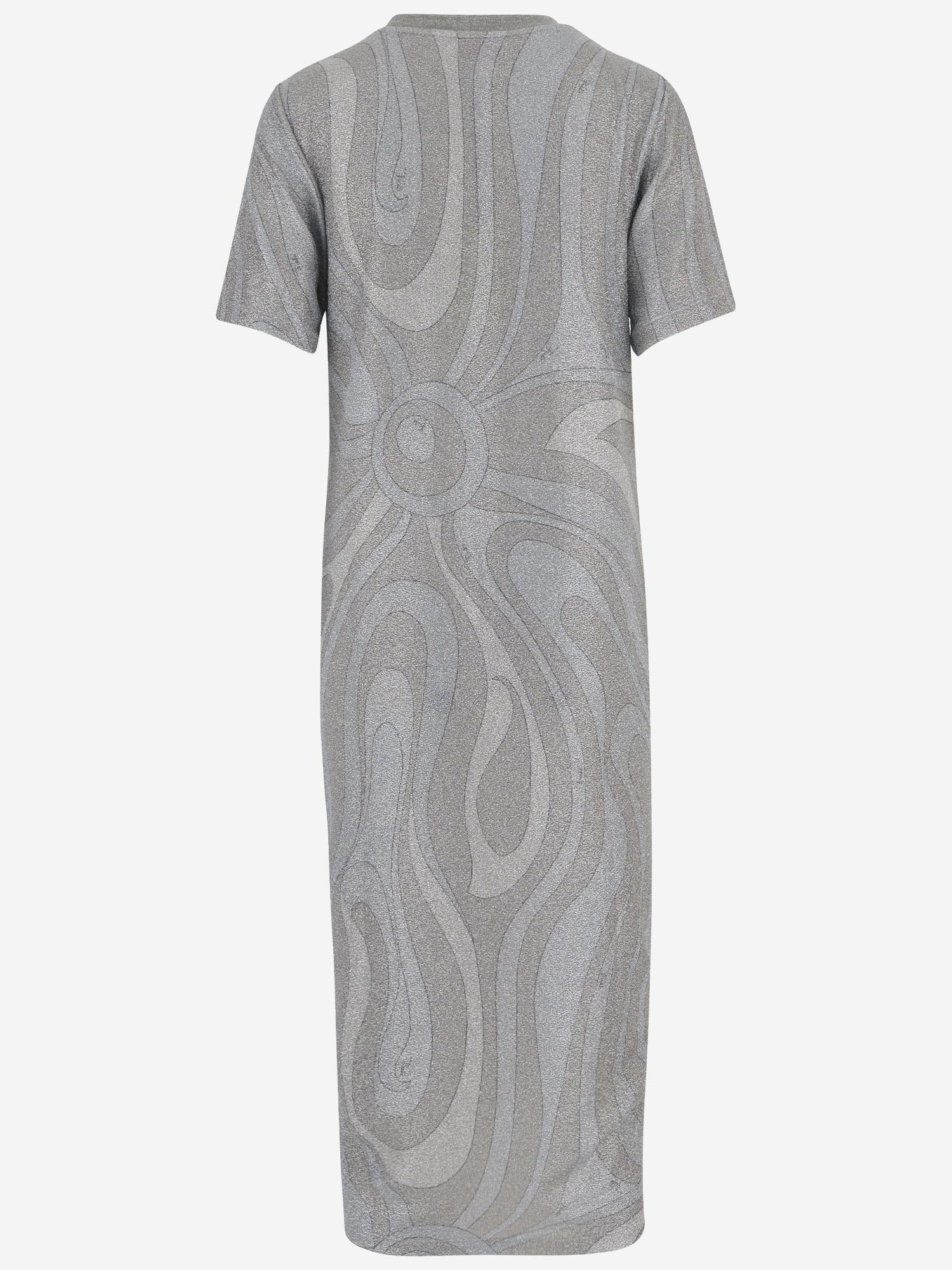 ABITO IN NYLON STRETCH STAMPATO CON MOTIVO ASTRATTO 5UJH10 5U767987 EMILIO PUCCI 