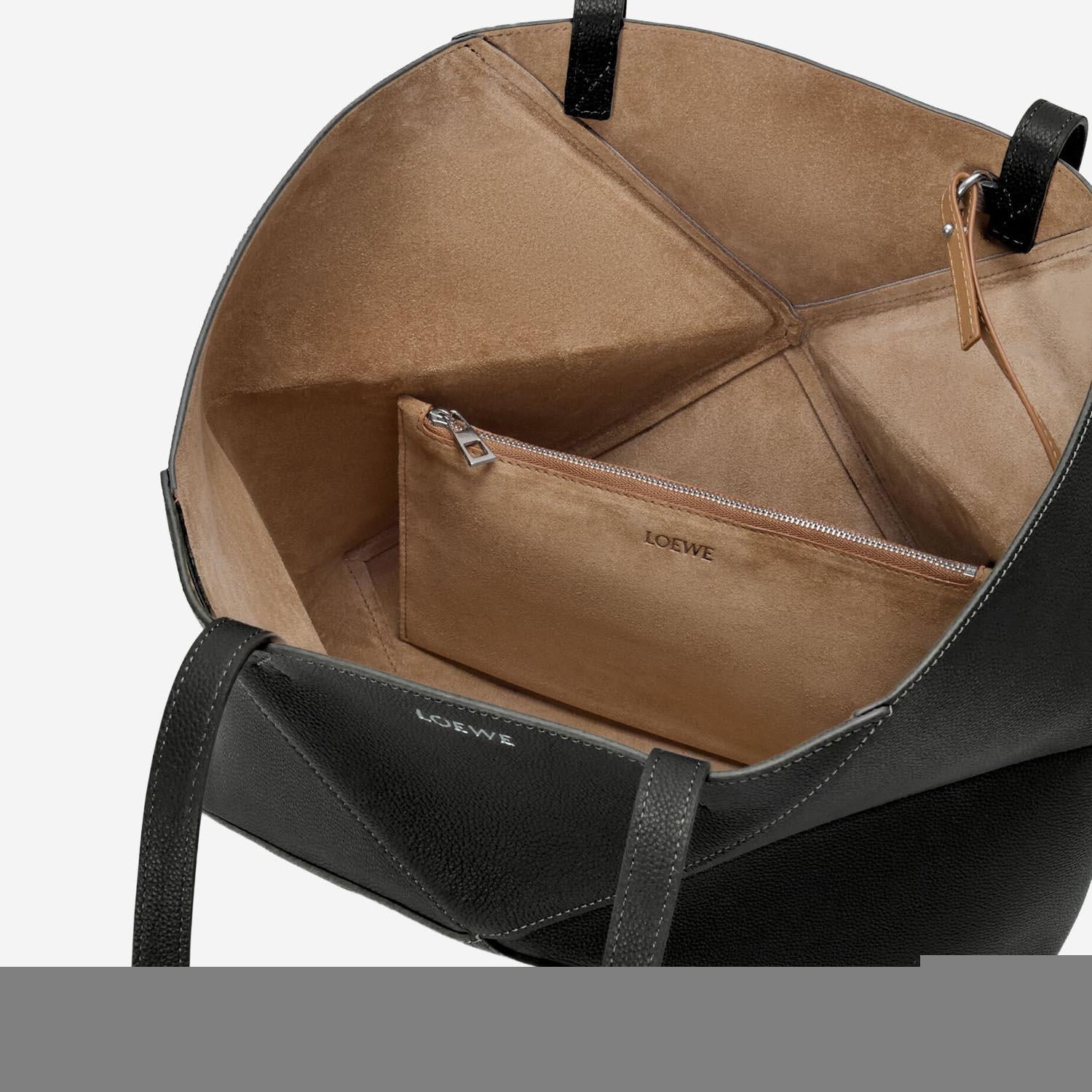 Borsa tote Puzzle Fold media in pelle A779PEWX04 1100 LOEWE 