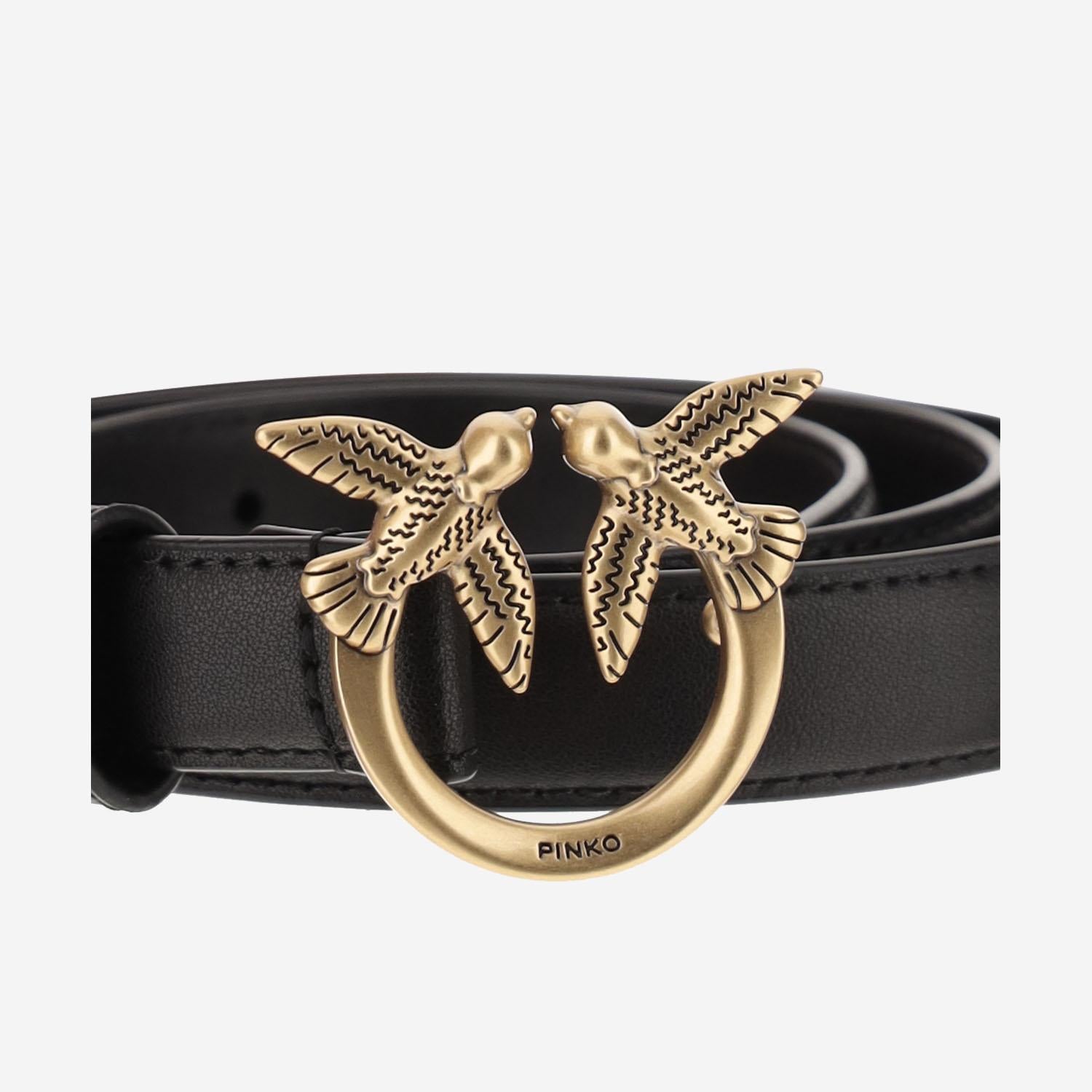 CINTURA LOVE BERRY IN PELLE 100143 A0F1Z99Q PINKO 