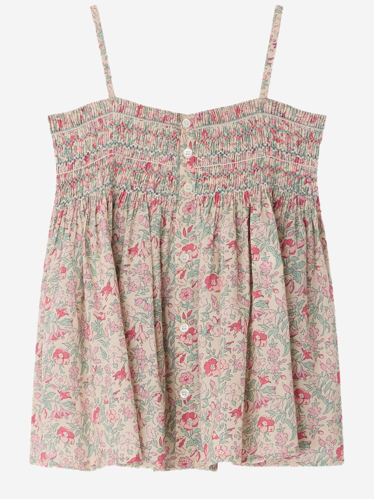 TOP IN COTONE CON CORPINO ARRICCIATO S06GBLW00017 528 BONPOINT KIDS 