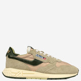 SNEAKERS REELWIND LOW IN NYLON E SUEDE WWLMUP05 SUEDENILPONYSPONGEGRN AUTRY 