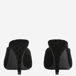 Sabot in velluto con Morsetto dorato 835739 FAETG1000 GUCCI 