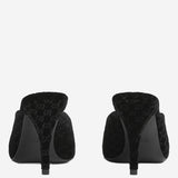 Sabot in velluto con Morsetto dorato 835739 FAETG1000 GUCCI 