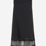 ABITO SISA BUDOIR  IN LANA CON DETTAGLIO IN PIZZO D005 SISARFLABLACK NICCOLO PASQUALETTI 