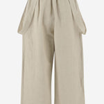 PANTALONI JUMPER IN COTONE E LINO HPS25B2335W173 PLASTER LAUREN MANOOGIAN 