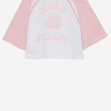 T-SHIRT IN COTONE CON LOGO S6MSJGTH024 178 MSGM KIDS 