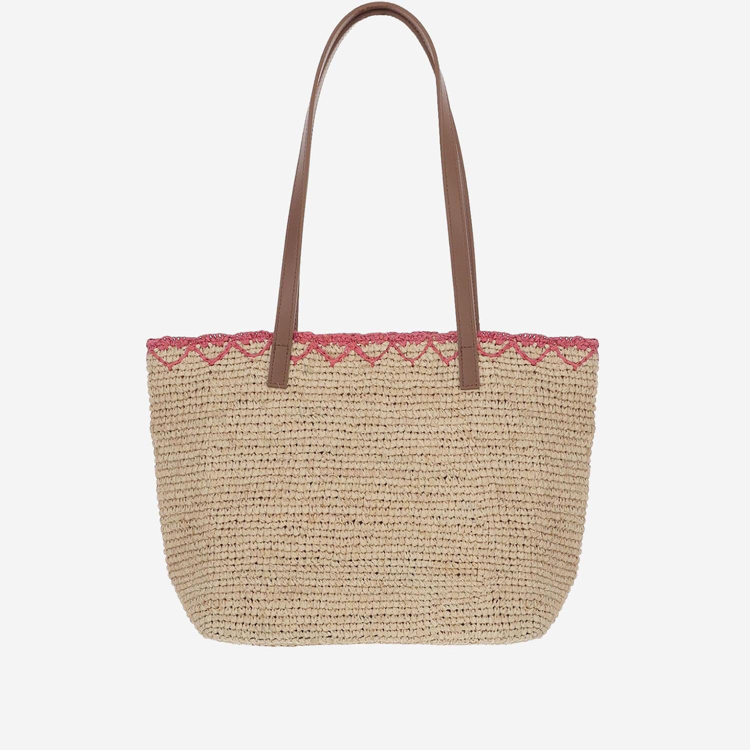 BORSA SHOPPING IN RAFIA RAFC002 00356L MC2 SAINT BARTH 