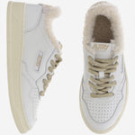 SNEAKERS LOW MEDALIST IN PELLE AULWWX01 WHTWHT AUTRY 