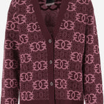 MAGLIA LOVE BIRDS IN MISTO VISCOSA 106042 A2YDRW2 PINKO 