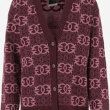 MAGLIA LOVE BIRDS IN MISTO VISCOSA 106042 A2YDRW2 PINKO 