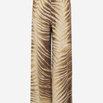 PANTALONI IN VISCOSA CON STAMPA A PENNELLATE 80PAA126 NS819751 JUST CAVALLI 