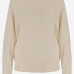 MAGLIONE IN CASHMERE 6252K21148 ECRU CARVEN 