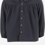 Camicia in cotone e viscosa 25W198 DARKBLUE 1+ IN THE FAMILY KIDS 