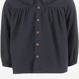 Camicia in cotone e viscosa 25W198 DARKBLUE 1+ IN THE FAMILY KIDS 