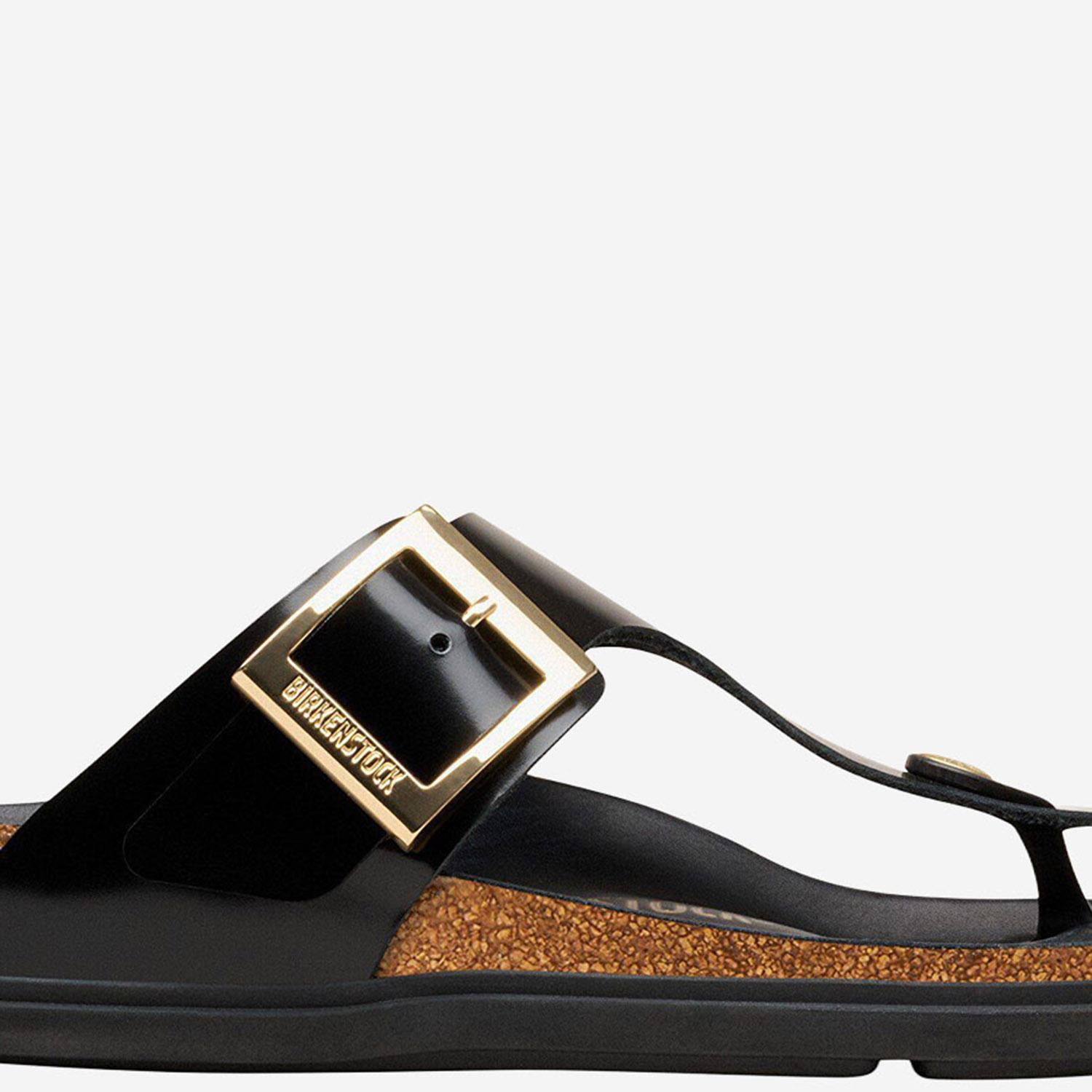 SANDALI GIZEH DROPLET BUCKLE 1031817 BLACK BIRKENSTOCK 