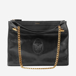 BORSA A SPALLA CABINE IN PELLE 1023247 1A174281B55J VERSACE 