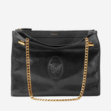 BORSA A SPALLA CABINE IN PELLE 1023247 1A174281B55J VERSACE 