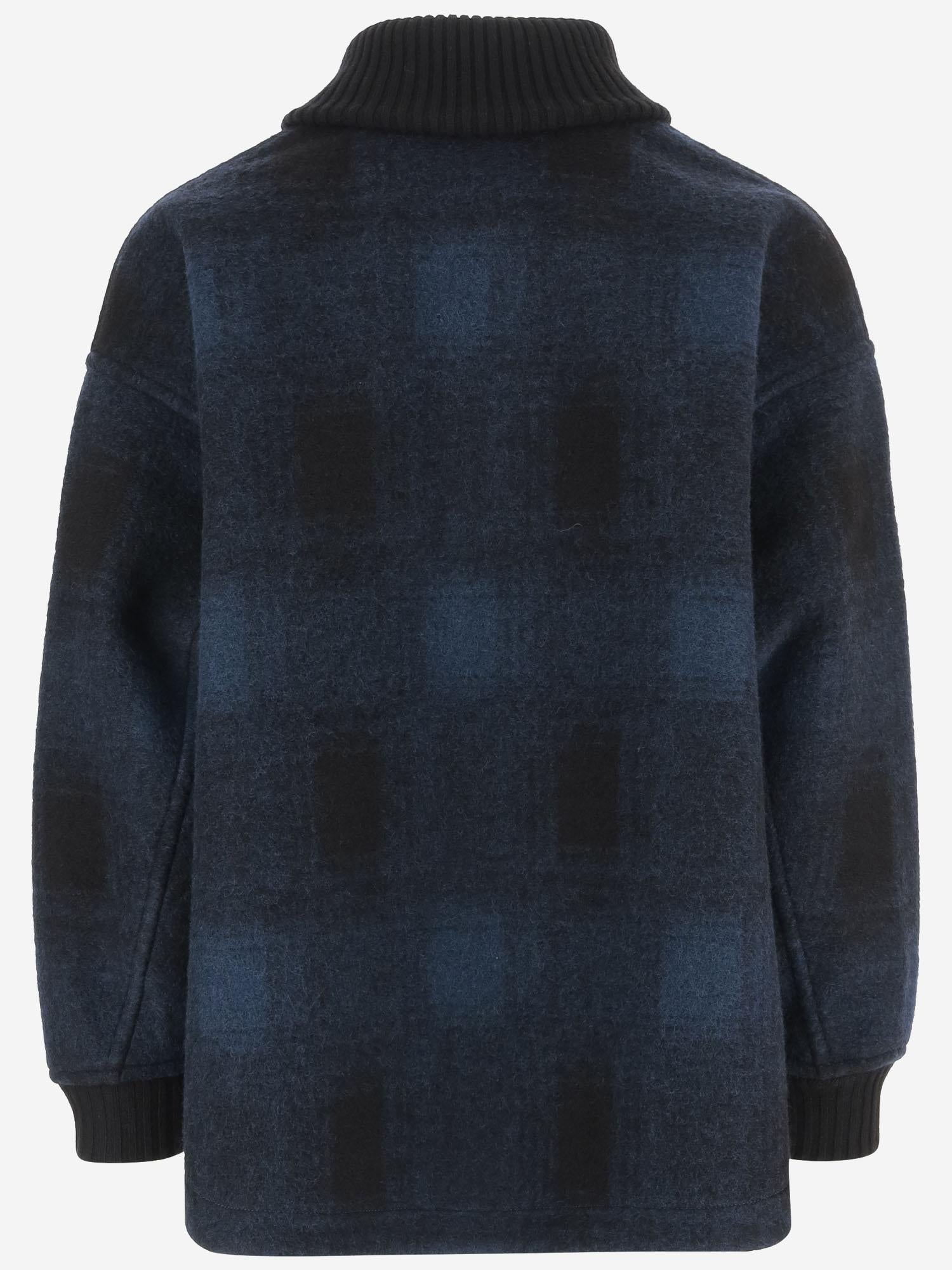 GIUBBOTO a quadri in misto lana 5745283052 120 AND WANDER 