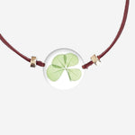BRACCIALE TRIFOGLIO 143.3GF GRENAT CARRE DE TREFLES 