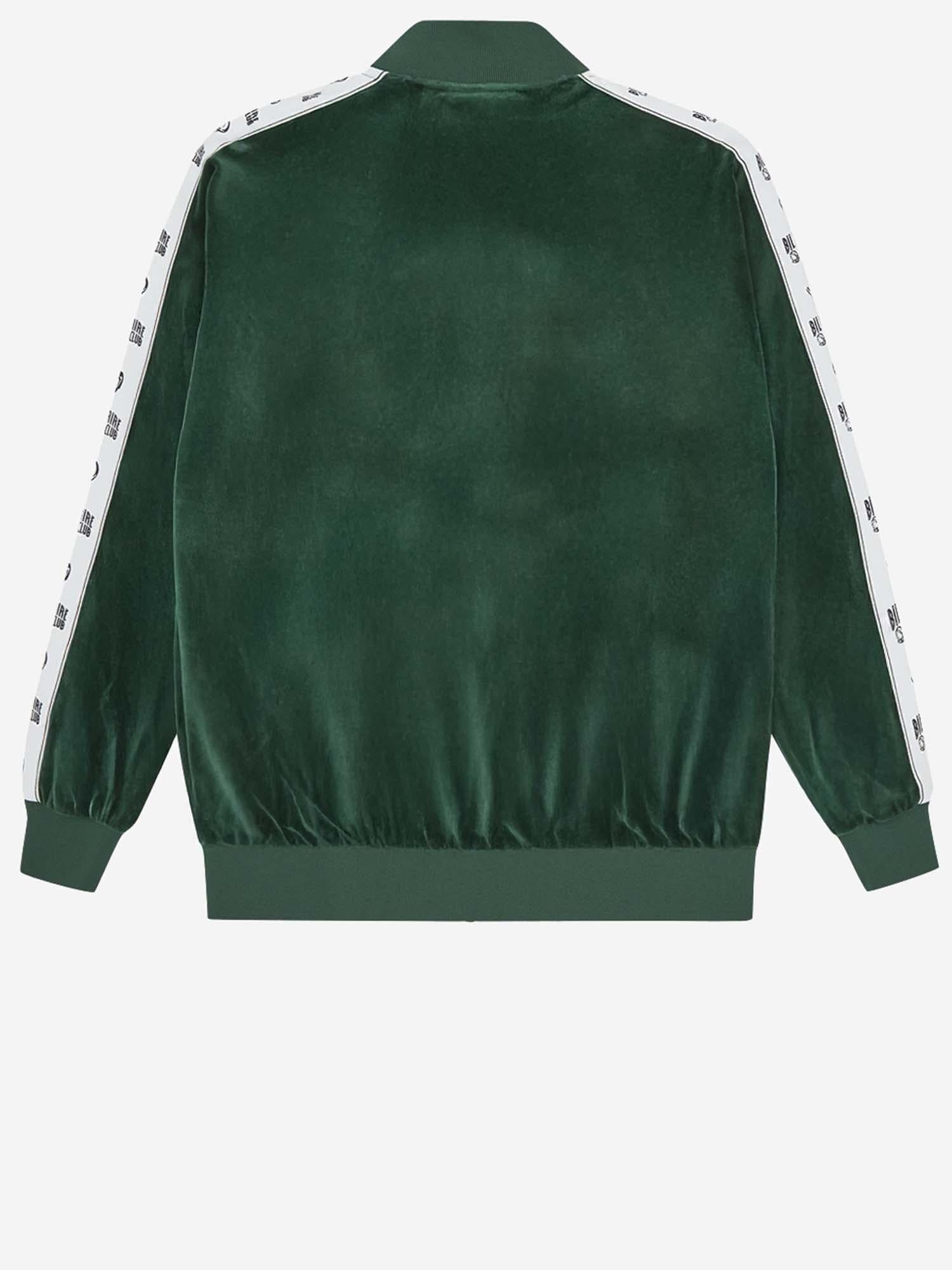 GIACCA IN MISTO COTONE CON LOGO E BANDE LATERALI B25355 DARK GREEN BILLIONAIRE BOYS CLUB 