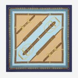 Foulard in twill di seta stampato 847892 3G0014968 GUCCI 