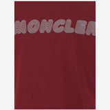 T-SHIRT IN COTONE CON LOGO 8C0000789AFV 43A MONCLER ENFANTS 