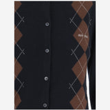 CARDIGAN IN CASHMERE CON MOTIVO GEOMETRICO MMF988 174BF0008 MIU MIU 