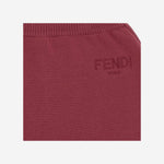 GONNA IN LANA CON LOGO JFG234 AUKUF1SAY FENDI KIDS 