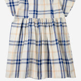 ABITO IN COTONE CON MOTIVO A QUADRI B126AC105 OFFWHITE BOBO CHOSES KIDS 