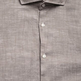 CAMICIA IN COTONE E LINO 50539775 237 HUGO BOSS 