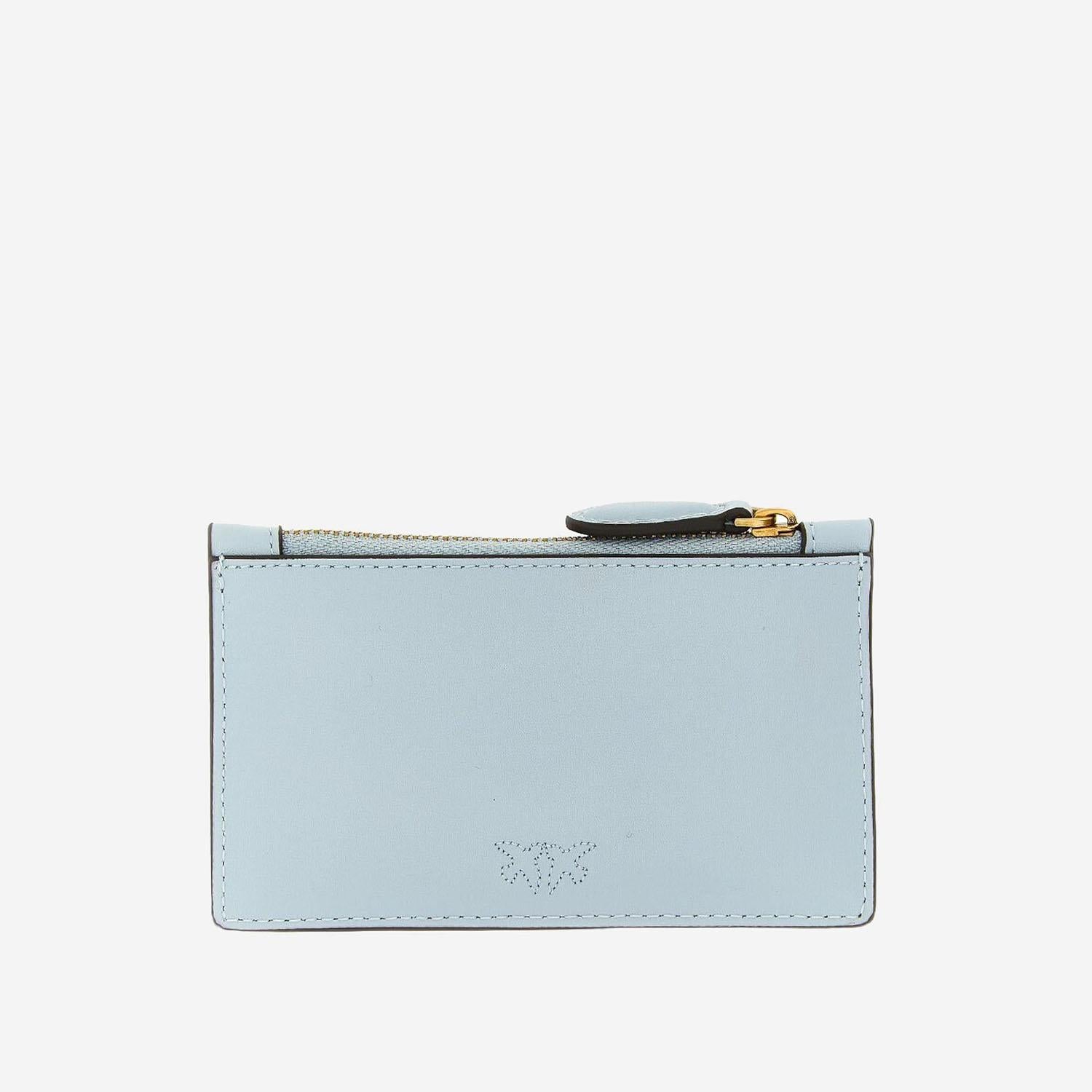 PORTA CARTE LOVE BIRDS IN PELLE 100251 A0F1E37Q PINKO 