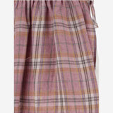 ABITO IN LINO STAMPA MADRAS P24VA328L3021 644 IL GUFO KIDS 