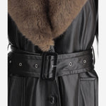 CAPPOTTO ESTELLA IN PELLE SINTETICA CON DETTAGLI IN PELLICCIA 66554 802489985 STAND STUDIO 