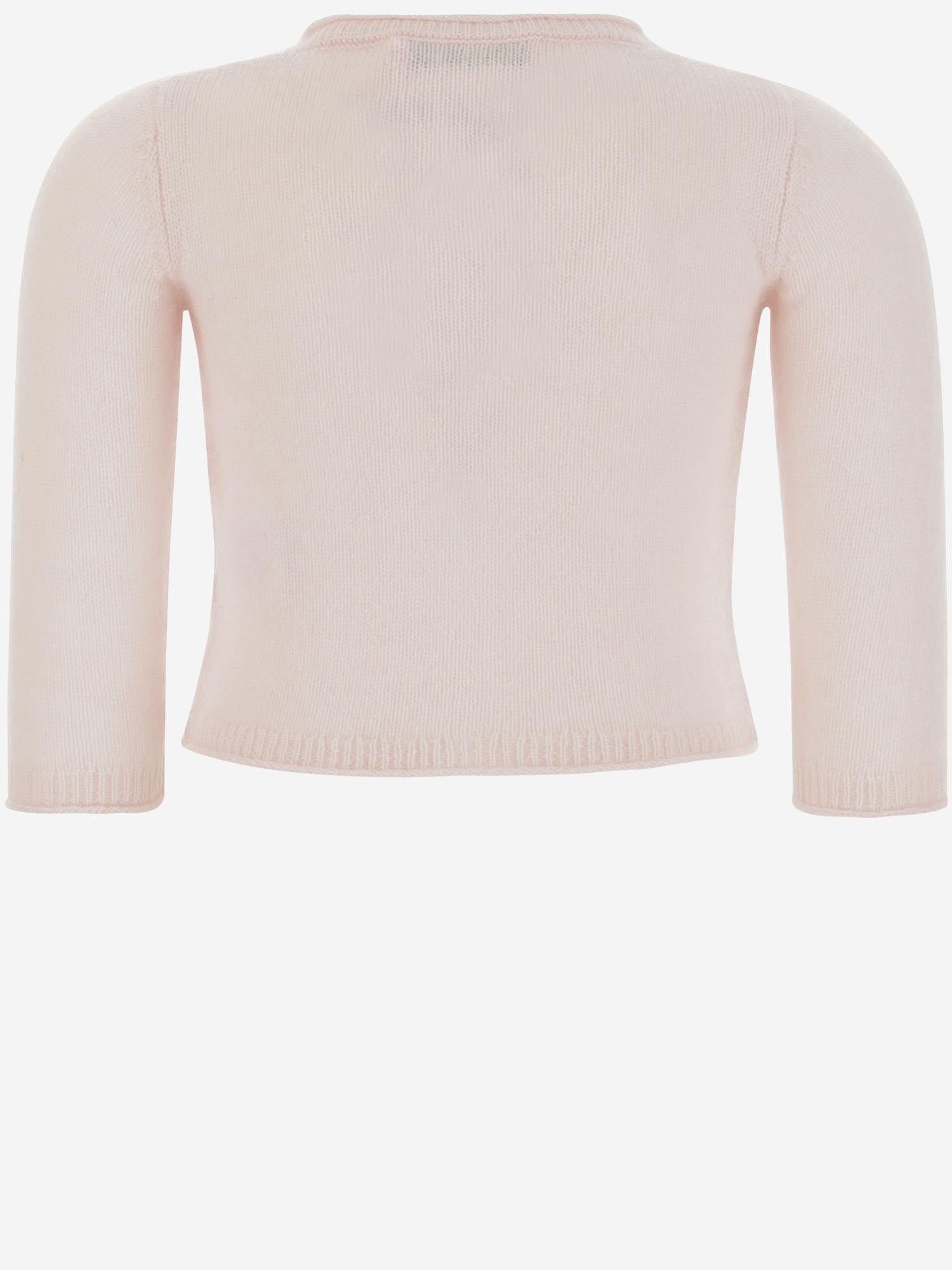 CARDIGAN IN CASHMERE PEBDA2703CA 121 BONPOINT KIDS 