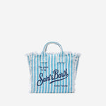 Borsa Vanity mini con motivo a righe VAMI008 00398L MC2 SAINT BARTH 