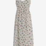 ABITO SENZA MANICHE IN COTONE CON MOTIVO FLOREALE 168918 978 TORY BURCH 