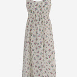 ABITO SENZA MANICHE IN COTONE CON MOTIVO FLOREALE 168918 978 TORY BURCH 