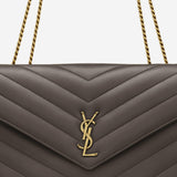 LOULOU LARGE IN PELLE DI AGNELLO TRAPUNTATA 803541 AAEAX1997 SAINT LAURENT 