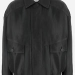 GIUBBOTTO IN PELLE CON COLLETTO CLASSICO 842948 YCNX21628 SAINT LAURENT 